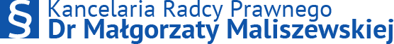 Logo Kancelaria Radcy Prawnego Dr Małgorzaty Maliszewskiej